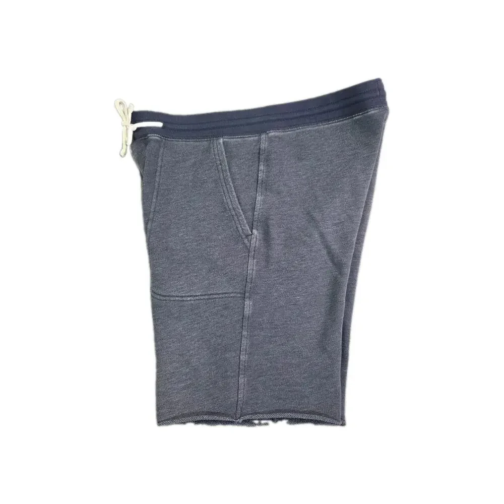 J.Crew Authentic Men's Fleece Shorts Size S Raw Hem Blue New York C40